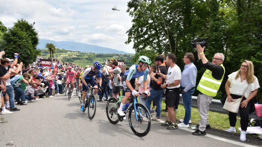 Il muro di Ca' del Poggio (foto Cavicchi)