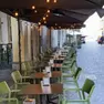 Un plateatico in centro a Padova