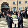 Il feretro di Giovanni Bortoletti (foto Piran)