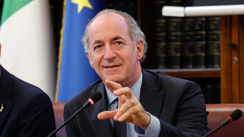 Il presidente della Regione Veneto Luca Zaia
