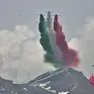 Il sorvolo delle Frecce a Sestriere