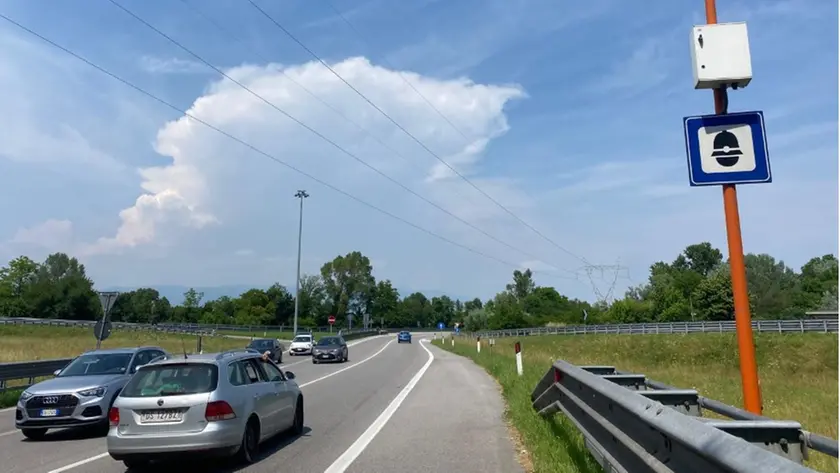 Uno dei due autovelox spenti a Fontaniva a causa dell’incertezza normativa