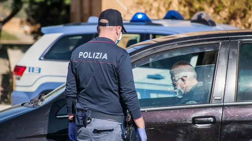 Controlli della polizia durante il periodo di lockdown per il Covid