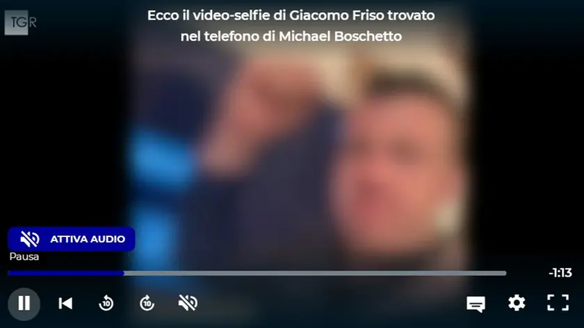 Il video selfie del presunto assassino