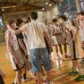 La delusione dei giocatori del Guerriero Petrarca Padova dopo la sconfitta nel playout con lo Jadran, che ha sancito la retrocessione in Serie C (Foto Riccardo D'Argento)