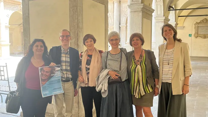 Alcuni rappresentanti della Commissione pari opportunità del Comune di Padova con l’assessora Margherita Colonnello