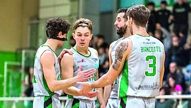 I giocatori della Virtus Padova
