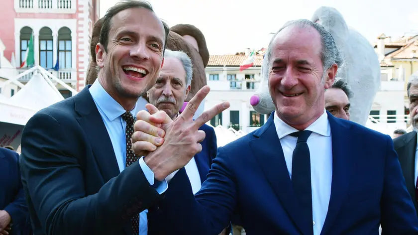 Massimiliano Fedriga e Luca Zaia