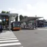 Mezzi di BusItalia al terminal di via della Pace