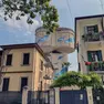 PADOVA- Biennale di Street Art “Super Walls” MURALES murale del collettivo francese La Crémerie che ha lavorato all’impianto idrico Bottazzo AQUEDOTTO Torre piezzometrica