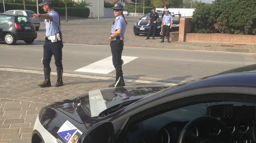 Vigili della Federazione del Camposampierese impegnati sulle strade
