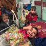 Il piccolo Ahmed, curato in ospedale a Padova