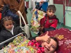Il piccolo Ahmed, curato in ospedale a Padova