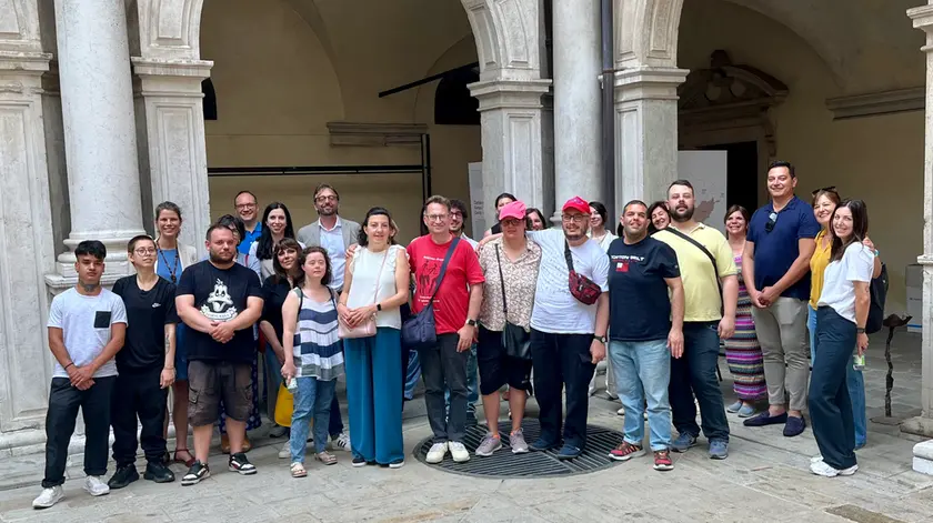 I protagonisti del progetto riuniti a Palazzo Moroni
