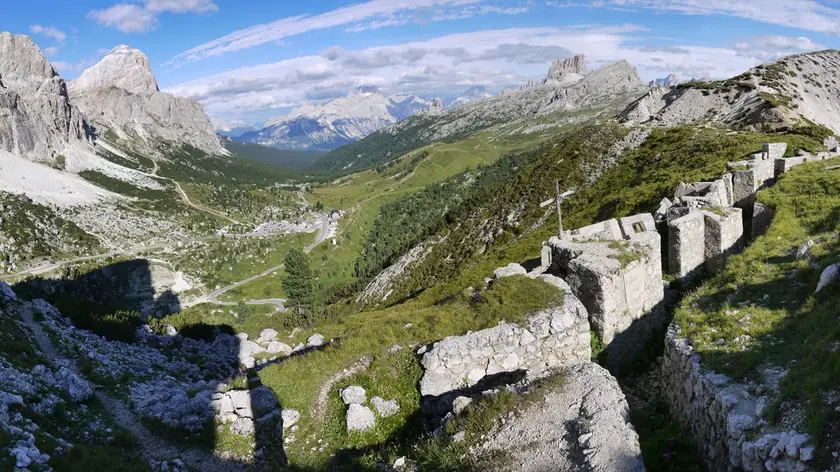 Una delle immagini contenute nel libro "Dolomiti fortificate"
