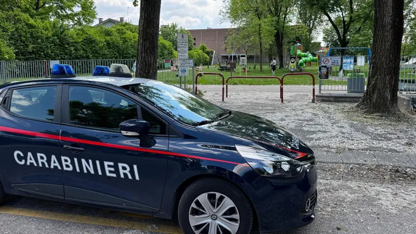 I carabinieri al parco Coccinella a Limena