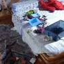 Una delle case visitate dai ladri ad Abano Terme