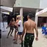 Un frame dell'aggressione alla piscina di Monselice