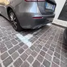 Gli stalli "fai da te" per il parcheggio realizzati a Monselice