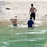 La spiaggetta sul Brenta a Campo San Martino