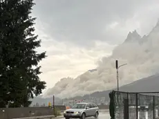 La frana scesa da Cima Marcora