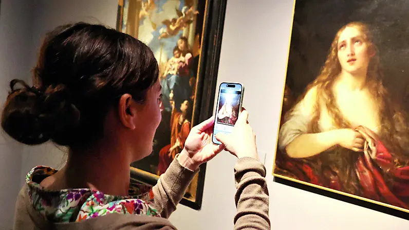 Nella mostra allestita nel Museo di Santa Margherita è presente anche una sezione dedicata alla Maddalena nel cinema