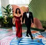 Lauren Sanchez insieme al suo futuro sposo Jeff Bezos
