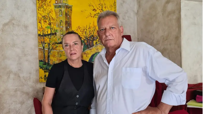 Patrizia Volpato e Marco Paccagnella al ristorante l’Isoletta di via San Pietro