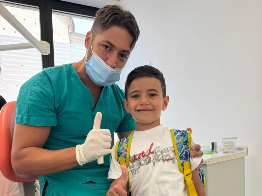 La prima visita dal dentista