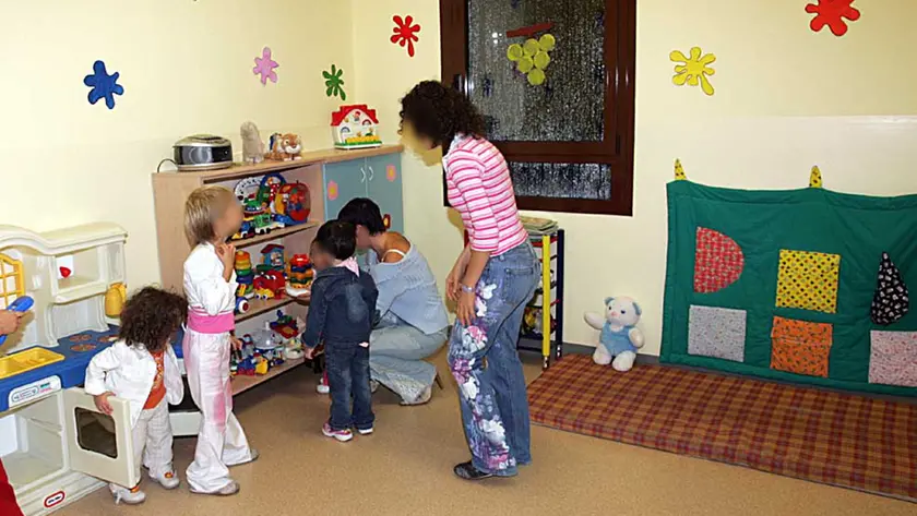 Bambini in una scuola dell'infanzia