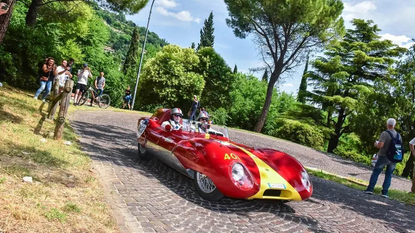 Domenico Morassutti e Filippo Viola alla Mille miglia con la Lotus Eleven