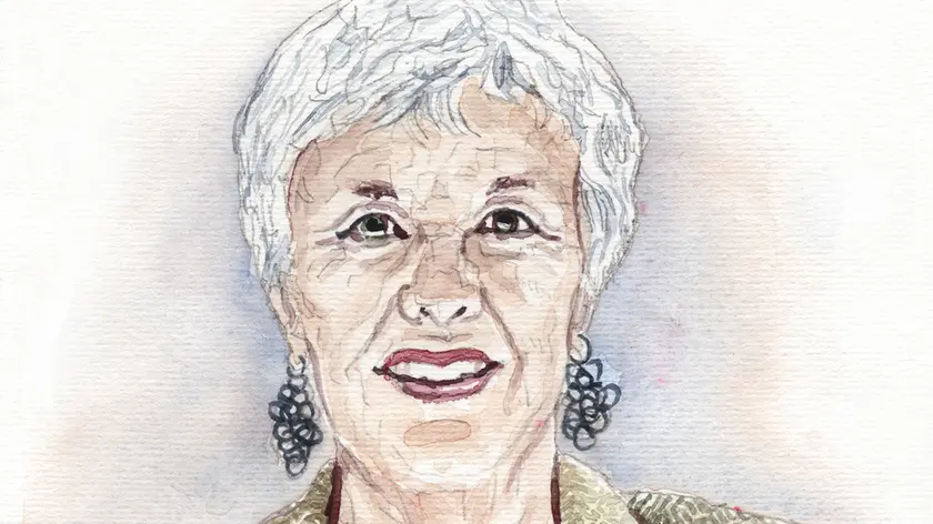 Mara Rumiz nel ritratto di Massimo Jatosti