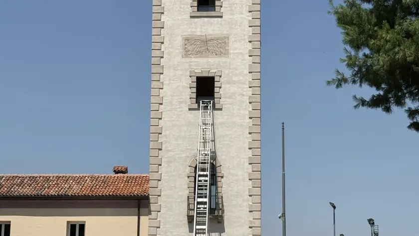 La torre civica dove verrà realizzata l'escape room