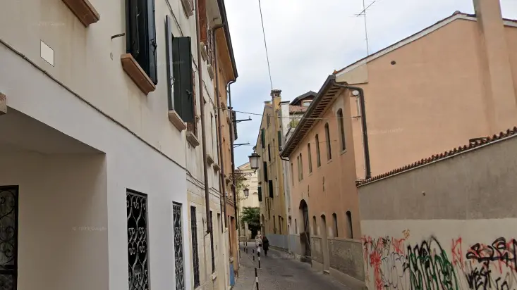 Uno scorcio di via Santa Caterina a Padova