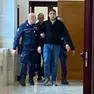 Youssef Moulay Mahid, 49enne, all’uscita dall’aula del tribunale