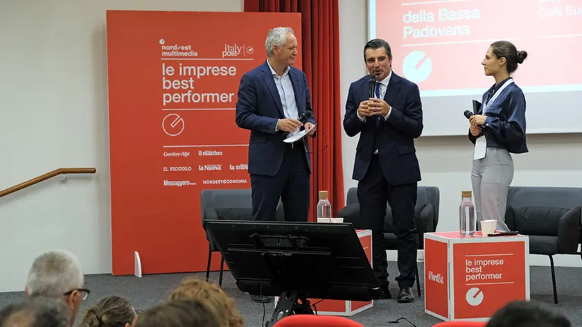 Un momento dell'evento Best Performer Bassa padovana andato in scena a Lozzo Atestino