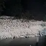 La frana che blocca la statale Alemagna