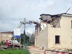 Il cantiere dove è avvenuto l'incidente