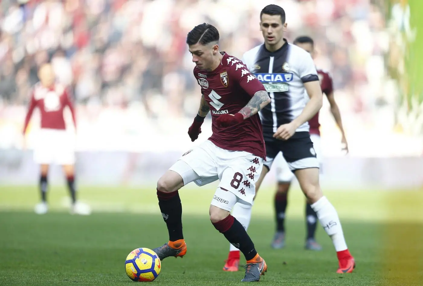 Daniele Baselli in azione con il Torino (Foto LaPresse)