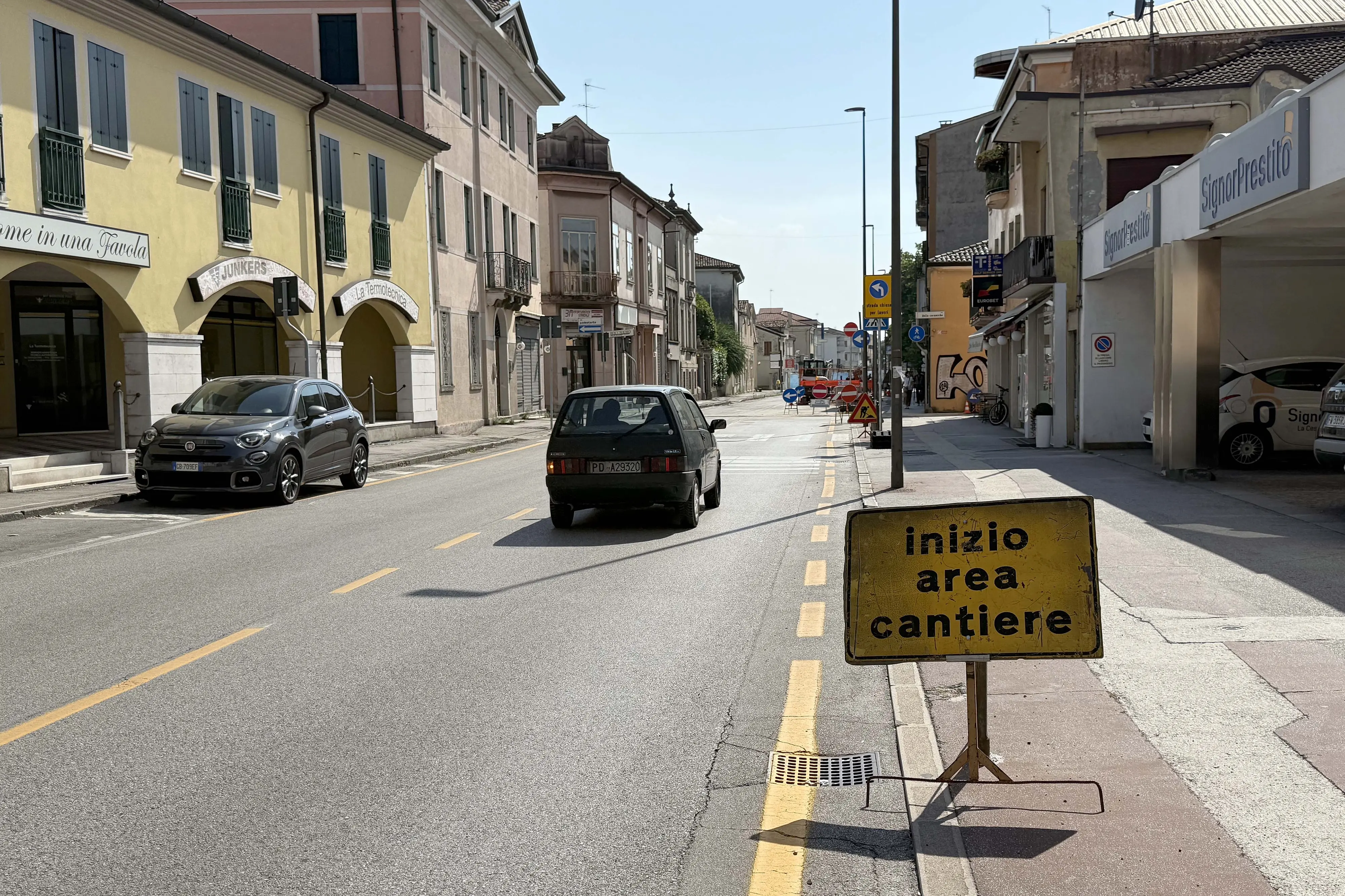 I cantieri a Padova