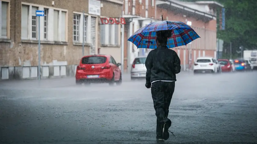 Temporale con vento forte