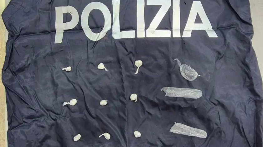 La cocaina sequestrata al giovane all'Arcella