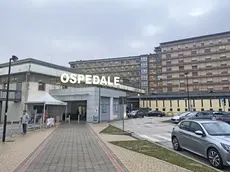 L’ingresso del Pronto soccorso dell’ospedale di Camposampiero dove si è presentato il ristoratore