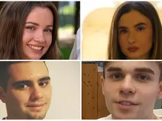 Dall'alto a sinistra, in senso orario: Aida Lombardo, Alessia Boccuto, Marco Zanoio, Riccardo Rossetto