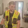 Un operatore al triage del Pronto soccorso di San Donà indossa la bodycam (foto Bortoluzzi)