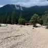 La frana sulla Alemagna a San Vito