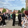Il funerale di Davide Bortoletto a Tombelle di Vigonovo (foto Piran)