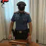L'ascia e il coltello sequestrati