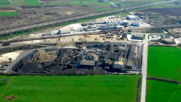 Il sito della Silva Srl a Montecchio Precalcino nell’Alto Vicentino: c’è un progetto per trattare rifiuti pericolosi