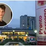 L'ospedale di Padove e nel riquadro Alessandro Bandarin Troi